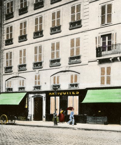The Parisian building in which John Paul Jones, Scottish naval officer and hero of the American War of Independence, died in 1792 by Unbekannter Künstler