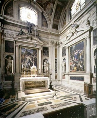 The Salviati Chapel (Capella Salviati) View of the Altar by Benjamin Baud
