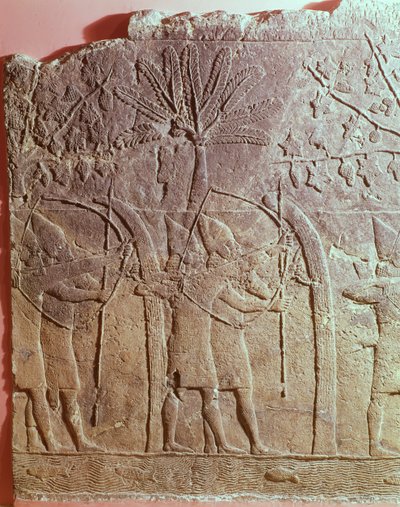 The Siege of Alammu by the army of Sennacherib (704-681 BC) (detail) by Unbekannt
