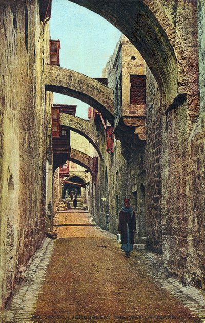 The Stations of the Cross, Jerusalem by Unbekannter Künstler