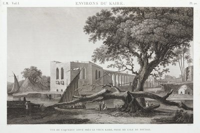 The Aqueduct at Old Cairo, from the Island of Roudah, Egypt, c.1798 by Unbekannt
