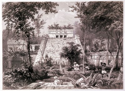 The Castillo: Ruins of the Maya Castle in Tulum, Yucatan, Mexico by Unbekannter Künstler