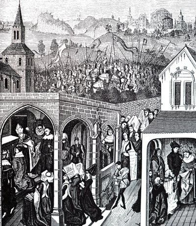 The Coronation of Philip II of France by Unbekannt