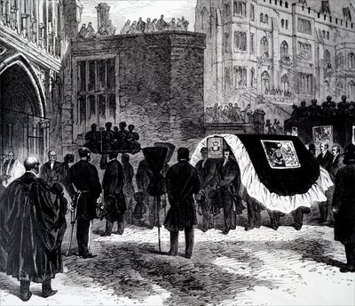The funeral of Henry John Temple, 3rd Viscount Palmerston by Unbekannt