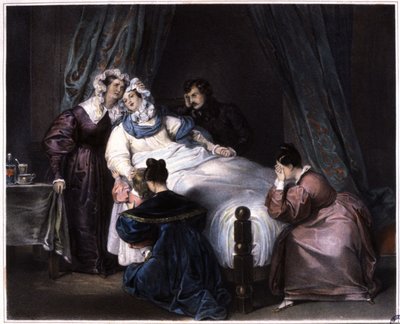 The Irreparable Loss, Even Dead in Childbirth by Unbekannter Künstler