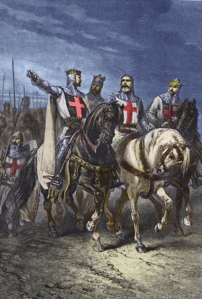 The leaders of the first crusade: Godfrey of Bouillon by Unbekannt