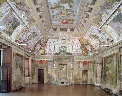 The main salon, designed by Pirro Ligorio for Cardinal Ippolito II d