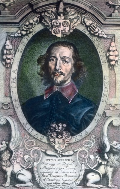 The Mayor of the City of Magdeburg, Otto von Guericke, Also Known as Politician, Lawyer, Physicist and Inventor by Unbekannter Künstler