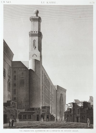The Mosque of Sultan Hassan, Cairo, Egypt, c.1798 by Unbekannt