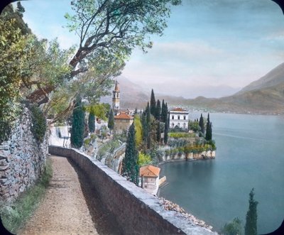 The Municipality of Varenna on Lake Como in Northern Italy by Unbekannter Künstler