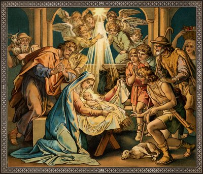 The Nativity - Madonna and Child - New Testament by Unbekannter Künstler