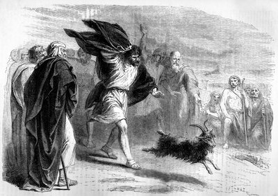 The scapegoat sent into the wilderness - Bible by Unbekannter Künstler