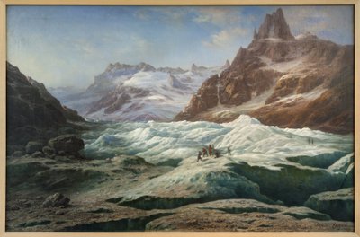 The Sea of Ice (view of the Alps by Claude Hugard de la Tour) by Unbekannter Künstler