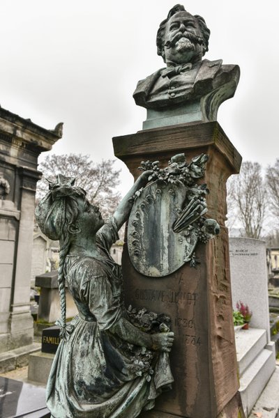 Tomb of Gustave Jundt, La petite Alsace de Bartholdi, Cemtiere Du Montparnasse, Paris, Seine, Ile de France, France by Unbekannt