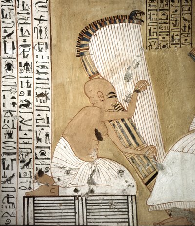 Tombs of artisans (detail), site of Deir El Medineh in Luxor, Egypt by Leopold Blonder