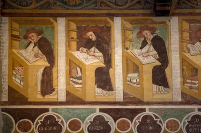 Tommaso Barisini, also called Tommaso da Modena, sec. XIII, fresco, St. Nicolò Church, Nave, Treviso, Italy by Unbekannt