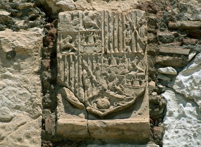 Tower of Homage, the Alcazaba of Almeria, Andalucia (detail) by William M. Timlin