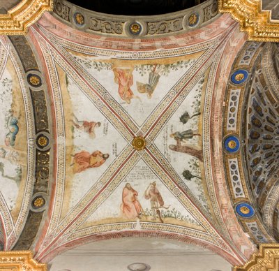 Transept South Third West Span, Isaac Asks Esau to Bring Him Game, Rebecca Dresses Jacob with Clothes of Esau, Jacob Mistaken for Esau Gives Food to Isaac, Esau Returns with Game by Unbekannt