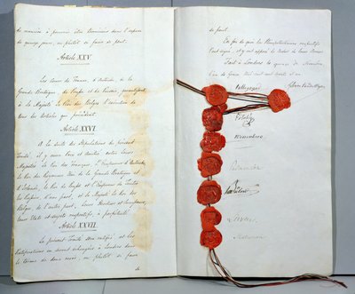 Treaty Establishing Belgium as a Sovereign State, Signed 15th November 1831 at the London Conference by Unbekannt