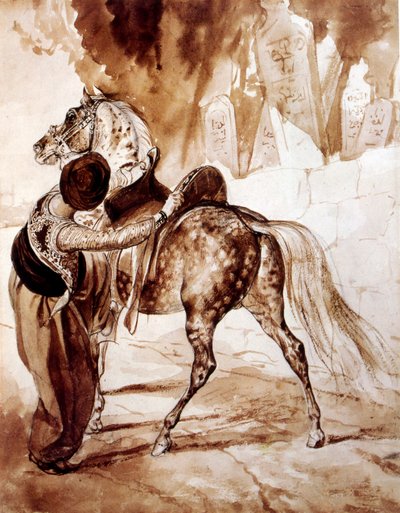Turk Mounted on a Horse by Unbekannter Künstler
