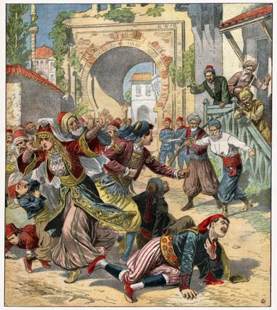 Turkish repression after the Ilinden–Preobrazhenie Uprising by Unbekannter Künstler