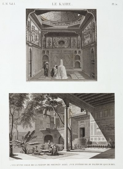 Two Examples of Islamic Architecture, Cairo, Egypt, c.1798 by Unbekannt