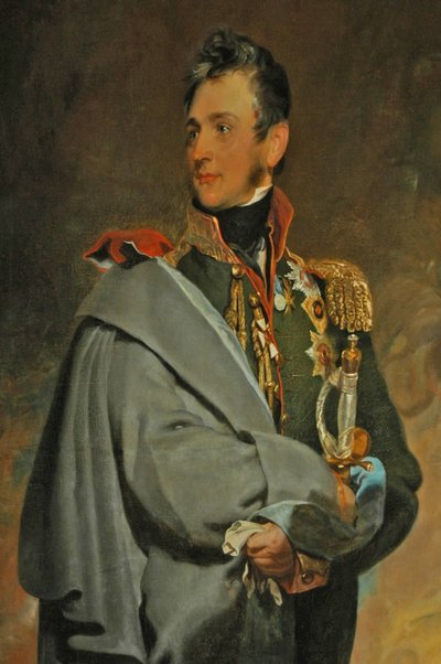 Ukraine, Yalta, Alupka Palace (1828), picture of Mikhail Vorontsov, governor and builder of the palace by Unbekannter Künstler
