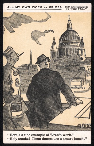United Kingdom: A humorous postcard produced during WW2 by Raphael Tuck & Sons Ltd by Unbekannt