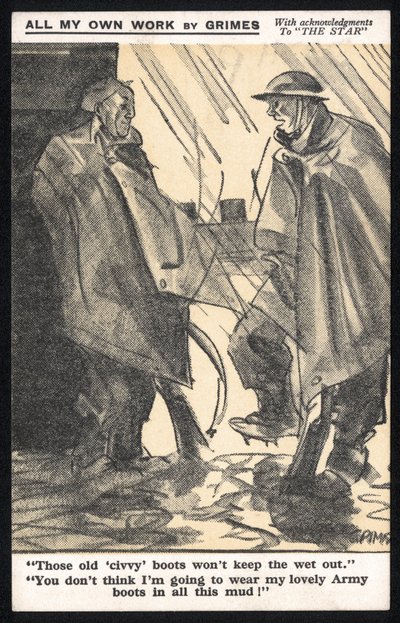 United Kingdom: A humorous postcard produced during WW2 by Raphael Tuck & Sons Ltd by Unbekannt