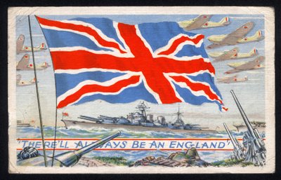 United Kingdom: A patriotic postcard produced in Canada during WW2 by C.L.C. by Unbekannt