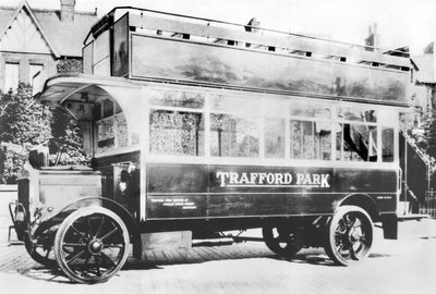 United Kingdom: The Trafford Park Bus, Eccles, c1910 by Unbekannt