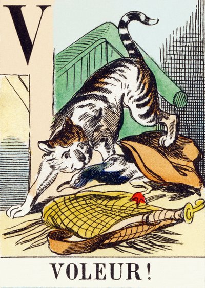 V: Thief! - The Hunting Alphabet, c.1890 by Unbekannt