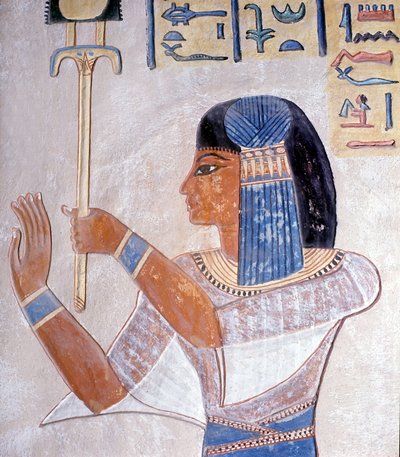 Valley of the Queens, a son of Ramses II. Site of Luxor, Egypt by Leopold Blonder