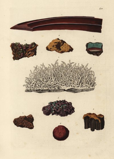 Varieties of Iron Ore by Unbekannter Künstler