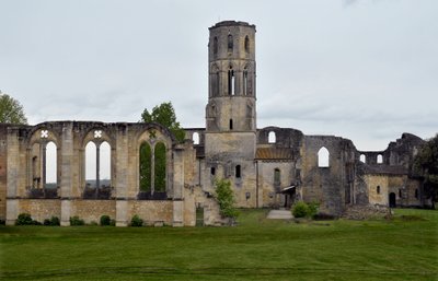 View of La Sauve Maggiore, Abbey of La Sauve-Maggiore in Gironde. 11th century by Unbekannter Künstler
