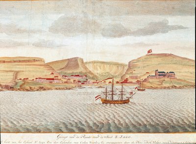 View of Sao Tiago (Santiago) in Cape Verde by Unbekannter Künstler