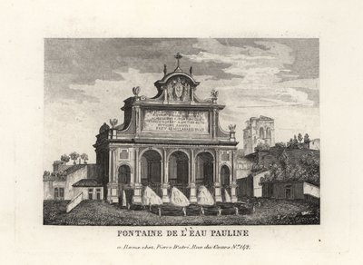 View of the Fontana dell