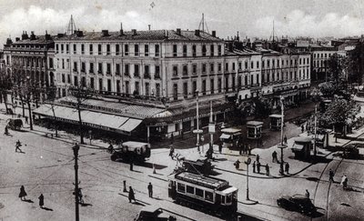 View of the Jean Jaures crossroads in Toulouse, Haute Garonne - postcard 1910 by Unbekannter Künstler