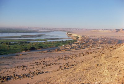 View of the Nile Valley from the Necropolis by Unbekannt