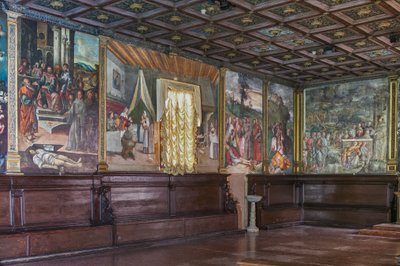View of the Eastern Wall and Part of the Southern One of the Basilica of St Anthony (Basilica of the Saint), School of the Saint, Padua, Italy by Unbekannter Künstler