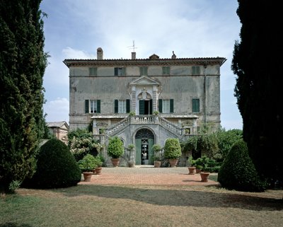View of the Garden Facade, Designed by Carlo Fontana by Unbekannt