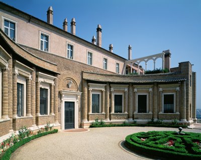 View of the Garden Front (detail) by Unbekannt
