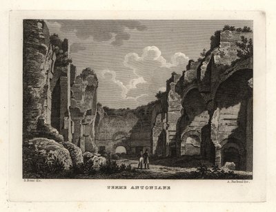 View of the ruins of the Baths of Caracalla, Rome by Unbekannt