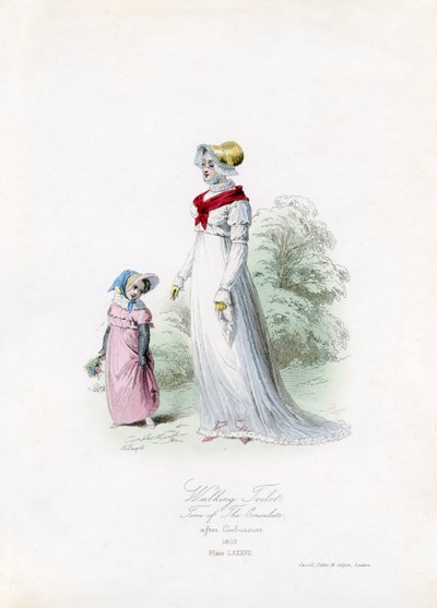 Walking clothes in the time of the Consulate by Unbekannter Künstler