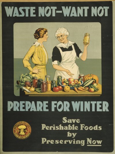 Waste Not, Want Not - Prepare for Winter, Canada Food Board by Bartolome Esteban and studio Murillo