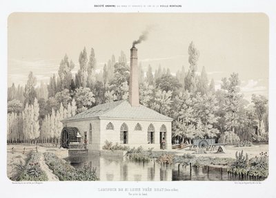 Water Power, Pre-1900 Zinc Rolling-Mill, Saint Louis, near Bray, France by Unbekannt