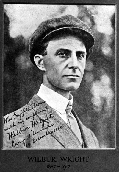 Wilbur Wright, American Aviator by Unbekannt