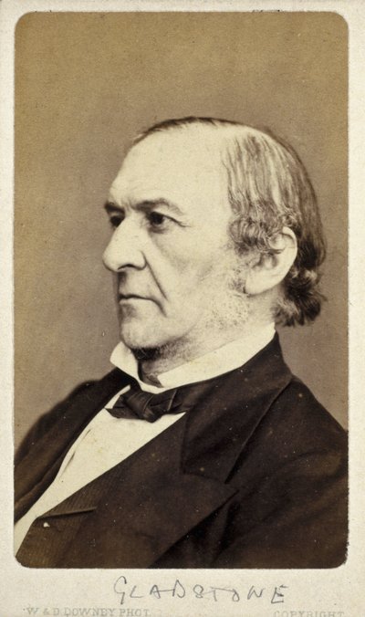 William Ewart Gladstone, English Liberal Statesman by Frederick (attr. to) Barnard