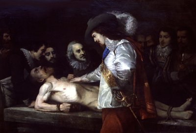 William Harvey (1578-1657) English doctor and physiologist, here showing blood circulation by Unbekannter Künstler