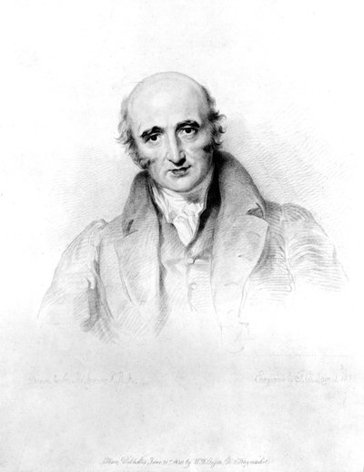 William Hyde Wollaston, English Chemist and Metallurgist, c. 1820s (Engraving by Lewis after a Painting by Sir Thomas Lawrence) by Unbekannt